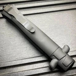 9" Italian Stiletto Style OTF Knife Damascus Etch -BLADE ADDICT Sales blade addict knives 9 italian stiletto style otf knife damascus etch 36628014399702