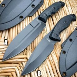 9" Military Camping Survival Hunting Fixed Blade Rambo Combat Knife W/ Sheath