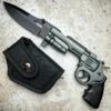 9" REVOLVER Tactical Pistol Replica Gun Spring OPEN Assisted Grey Pocket Knife 2 9" REVOLVER Tactical Pistol Replica Gun Spring OPEN Assisted Grey Pocket Knife -BLADE ADDICT Sales blade addict knives 9 revolver tactical pistol replica gun spring open assisted grey pocket knife 30647317102791
