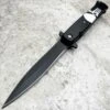 9" Stiletto Style Black Skull Spring Assisted Pocket Knife 2 9" Stiletto Style Black Skull Spring Assisted Pocket Knife -BLADE ADDICT Sales blade addict knives 9 stiletto style black skull spring assisted pocket knife 36935354253526
