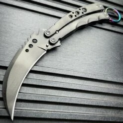 CSGO Karambit Balisong (Limited Edition) -BLADE ADDICT Sales blade addict knives black csgo karambit balisong limited edition 29502793744583