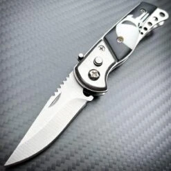 Everyday Carry Mini Covert Auto Pocket Knife -BLADE ADDICT Sales blade addict knives black skull everyday carry mini covert auto pocket knife 29992141226183