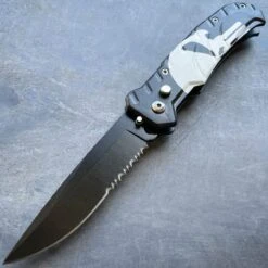 Everyday Carry Clip Point Auto Switch Blade -BLADE ADDICT Sales blade addict knives black w skull everyday carry clip point auto switch blade 37166516273366