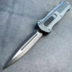 Dual Action Reaper OTF -BLADE ADDICT Sales blade addict knives carbon fiber handle dual action reaper otf 30392491999431