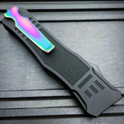 Damascus Etch OTF -BLADE ADDICT Sales blade addict knives damascus etch otf 36533917745366