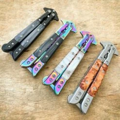 Draco Balisong Butterfly Knife 16 Draco Balisong Butterfly Knife -BLADE ADDICT Sales blade addict knives draco balisong butterfly knife 36191221088470