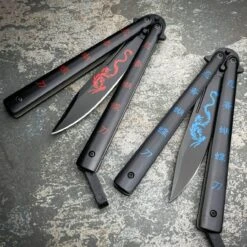 Dragon Balisong Butterfly Knife 8 Dragon Balisong Butterfly Knife -BLADE ADDICT Sales blade addict knives dragon balisong butterfly knife 36191130550486