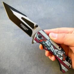 Military TACTICAL Assisted Open Pocket Folding American Flag Rescue Knife Blade -BLADE ADDICT Sales blade addict knives guns military tactical assisted open pocket folding american flag rescue knife blade 36331909447894
