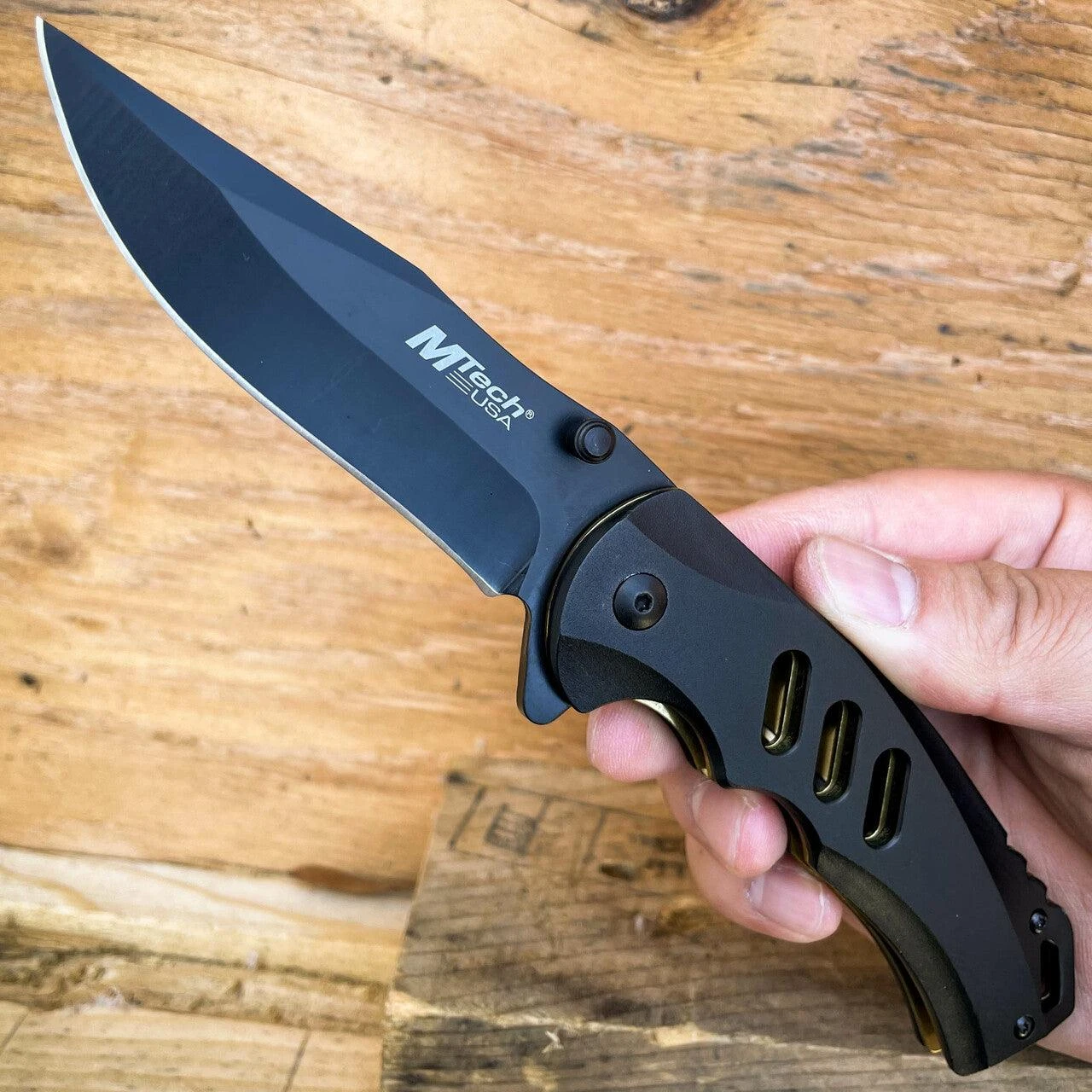 M-TECH BLACK Camping Tactical Spring Assisted Open Folding Pocket Knife Blade 3 M-TECH BLACK Camping Tactical Spring Assisted Open Folding Pocket Knife Blade