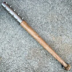 Medieval Silver Curved Spiked Barbarian Mace -BLADE ADDICT Sales blade addict knives medieval silver curved spiked barbarian mace 32069161582791