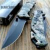 Military Camo Spring Assisted Rescue Pocket Knife 2 Military Camo Spring Assisted Rescue Pocket Knife -BLADE ADDICT Sales blade addict knives military camo spring assisted rescue pocket knife 29437474209991