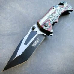 Military TACTICAL Assisted Open Pocket Folding American Flag Rescue Knife Blade -BLADE ADDICT Sales blade addict knives military tactical assisted open pocket folding american flag rescue knife blade 36331916394710