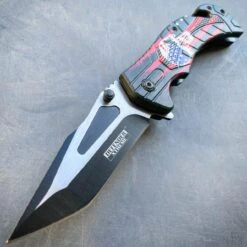 Military TACTICAL Assisted Open Pocket Folding American Flag Rescue Knife Blade -BLADE ADDICT Sales blade addict knives military tactical assisted open pocket folding american flag rescue knife blade 36331921146070