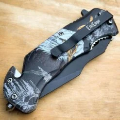 Military TACTICAL Assisted Open Pocket Folding Skull Rescue Knife Blade -BLADE ADDICT Sales blade addict knives military tactical assisted open pocket folding skull rescue knife blade 29418796941511