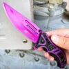 MTECH USA 8.25" PURPLE SPRING OPEN ASSISTED TACTICAL FOLDING POCKET KNIFE Blade 2 MTECH USA 8.25" PURPLE SPRING OPEN ASSISTED TACTICAL FOLDING POCKET KNIFE Blade -BLADE ADDICT Sales blade addict knives mtech usa 8 25 purple spring open assisted tactical folding pocket knife blade 31800899928263