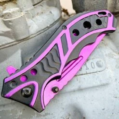 MTECH USA 8.25" PURPLE SPRING OPEN ASSISTED TACTICAL FOLDING POCKET KNIFE Blade -BLADE ADDICT Sales blade addict knives mtech usa 8 25 purple spring open assisted tactical folding pocket knife blade 31800904941767