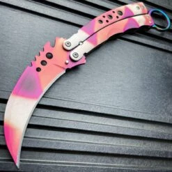 CSGO Karambit Balisong (Limited Edition) -BLADE ADDICT Sales blade addict knives pink purple doppler csgo karambit balisong limited edition 29502794956999
