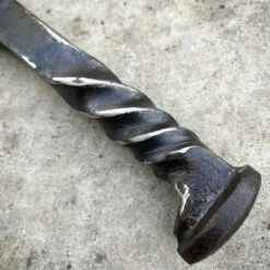 Railroad Spike Cleaver Carbon Steel Knife -BLADE ADDICT Sales blade addict knives railroad spike cleaver carbon steel knife 37014792044758