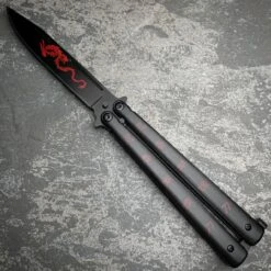 Dragon Balisong Butterfly Knife 11 Dragon Balisong Butterfly Knife -BLADE ADDICT Sales blade addict knives red dragon balisong butterfly knife 36191133925590