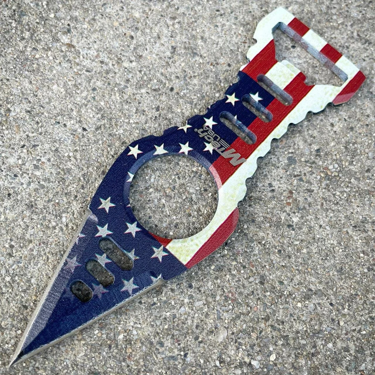 Spear Point Neck Knife USA Flag 4 Spear Point Neck Knife USA Flag - Image 2