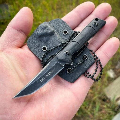 Tac-Force Everyday Carry Military Fixed Blade Neck Knife -BLADE ADDICT Sales blade addict knives tac force everyday carry military fixed blade neck knife 37014851289302