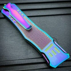 Villain Rainbow OTF 9 Villain Rainbow OTF -BLADE ADDICT Sales blade addict knives villain rainbow otf 36533948514518