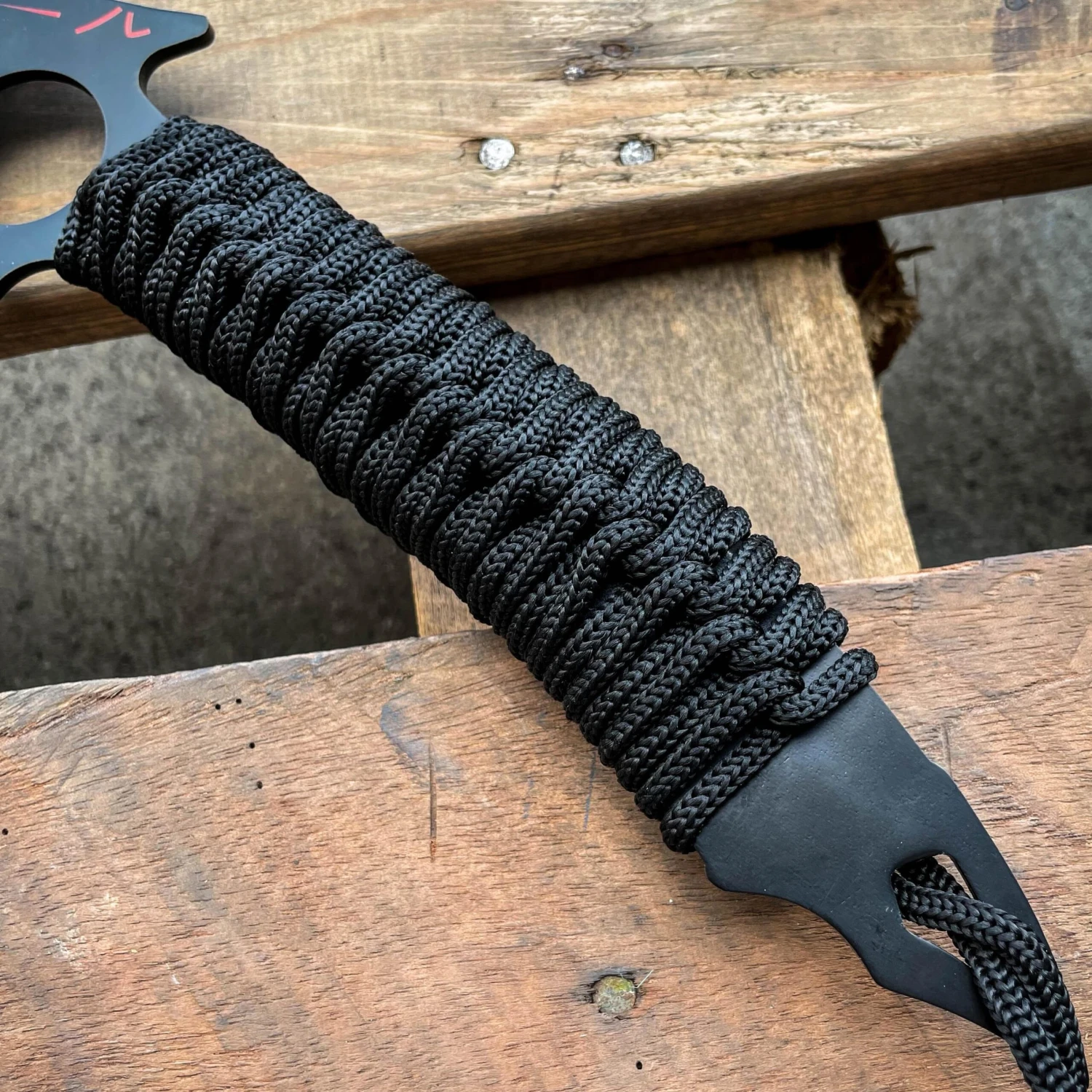 26" NINJA SWORD Zombie Anime Machete Tactical Blade Katana + 2PCS Throwing Knife 9 26" NINJA SWORD Zombie Anime Machete Tactical Blade Katana + 2PCS Throwing Knife - Image 7