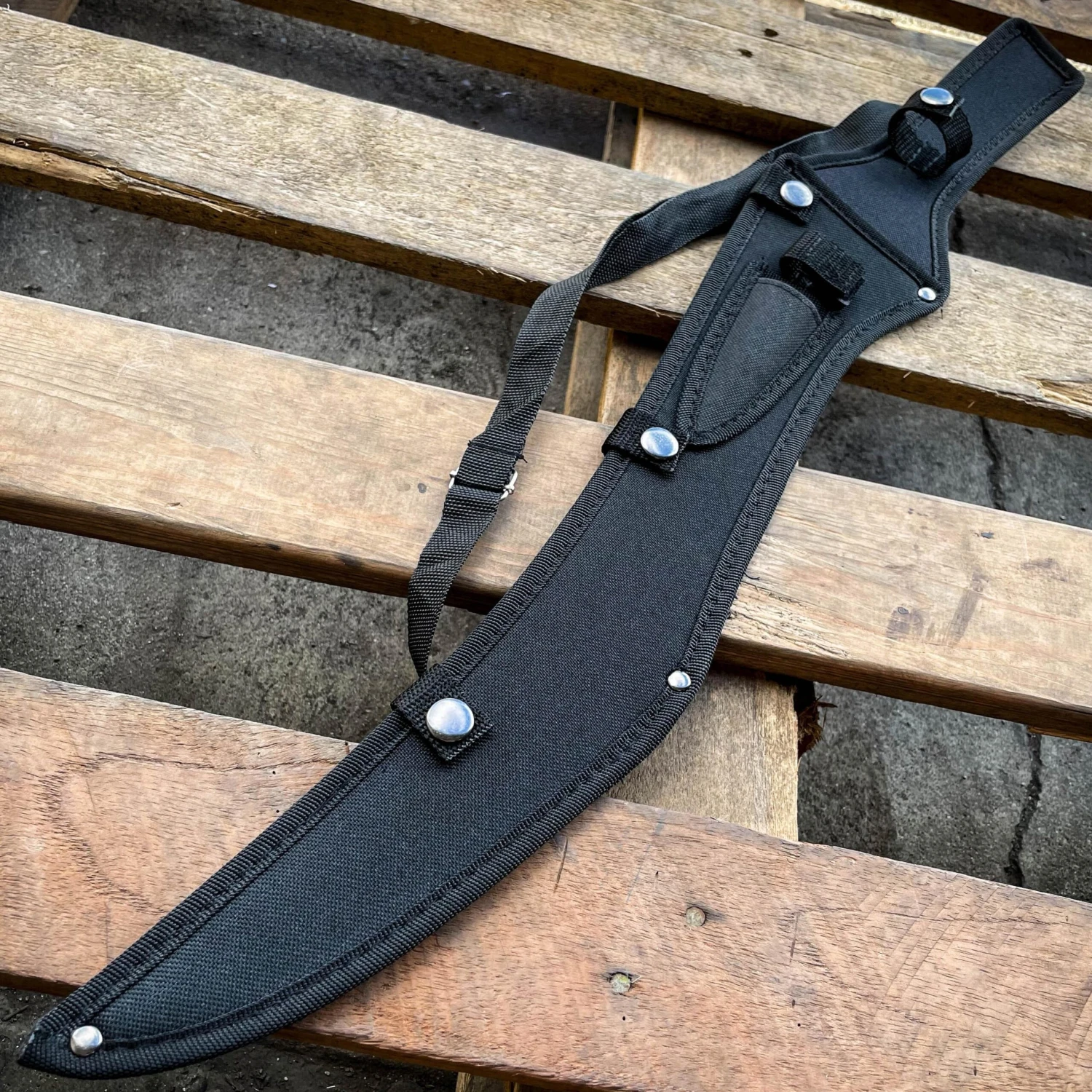 26" NINJA SWORD Zombie Anime Machete Tactical Blade Katana + 2PCS Throwing Knife 4 26" NINJA SWORD Zombie Anime Machete Tactical Blade Katana + 2PCS Throwing Knife - Image 2