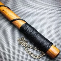 Medieval Spike Ball Battle Mace Hard Wood Bat Middle Ages Weapon Flail Gladiator -BLADE ADDICT Sales blade addict machete medieval spike ball battle mace hard wood bat middle ages weapon flail gladiator 15507549323352