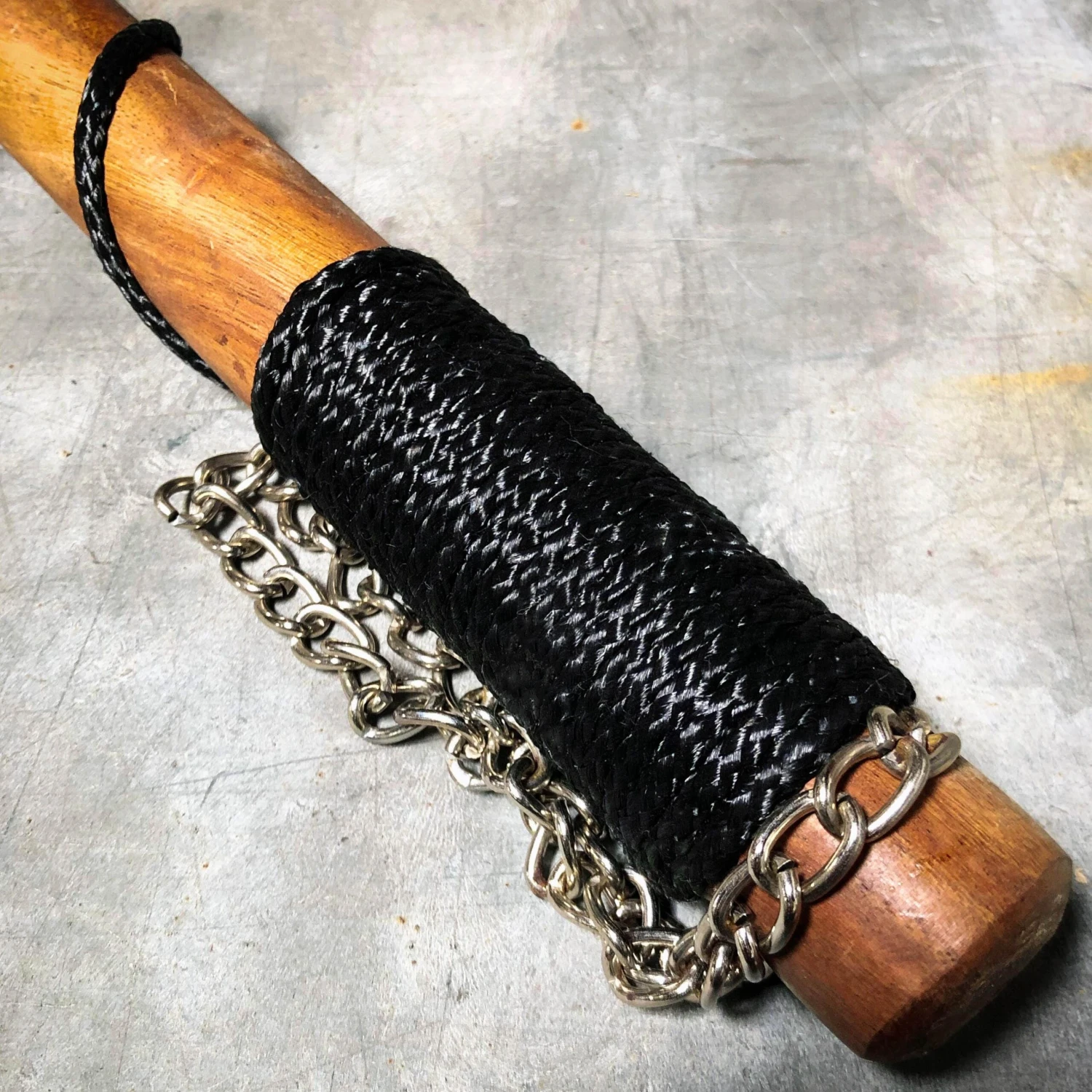 Medieval Spike Two Ball Battle Mace Hard Wood Bat Middle Ages Weapon Flail 5 Medieval Spike Two Ball Battle Mace Hard Wood Bat Middle Ages Weapon Flail - Image 3