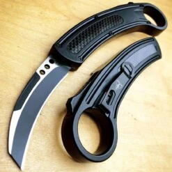 Tactical Auto Karambit Talon Dual Action OTF Carbon Fiber -BLADE ADDICT Sales blade addict new arrivals tactical auto karambit talon dual action otf carbon fiber 15405649887320