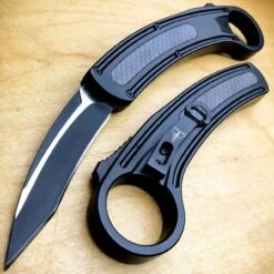 Tactical Auto Karambit Talon Dual Action OTF Carbon Fiber -BLADE ADDICT Sales blade addict new arrivals tactical auto karambit talon dual action otf carbon fiber 15405650116696