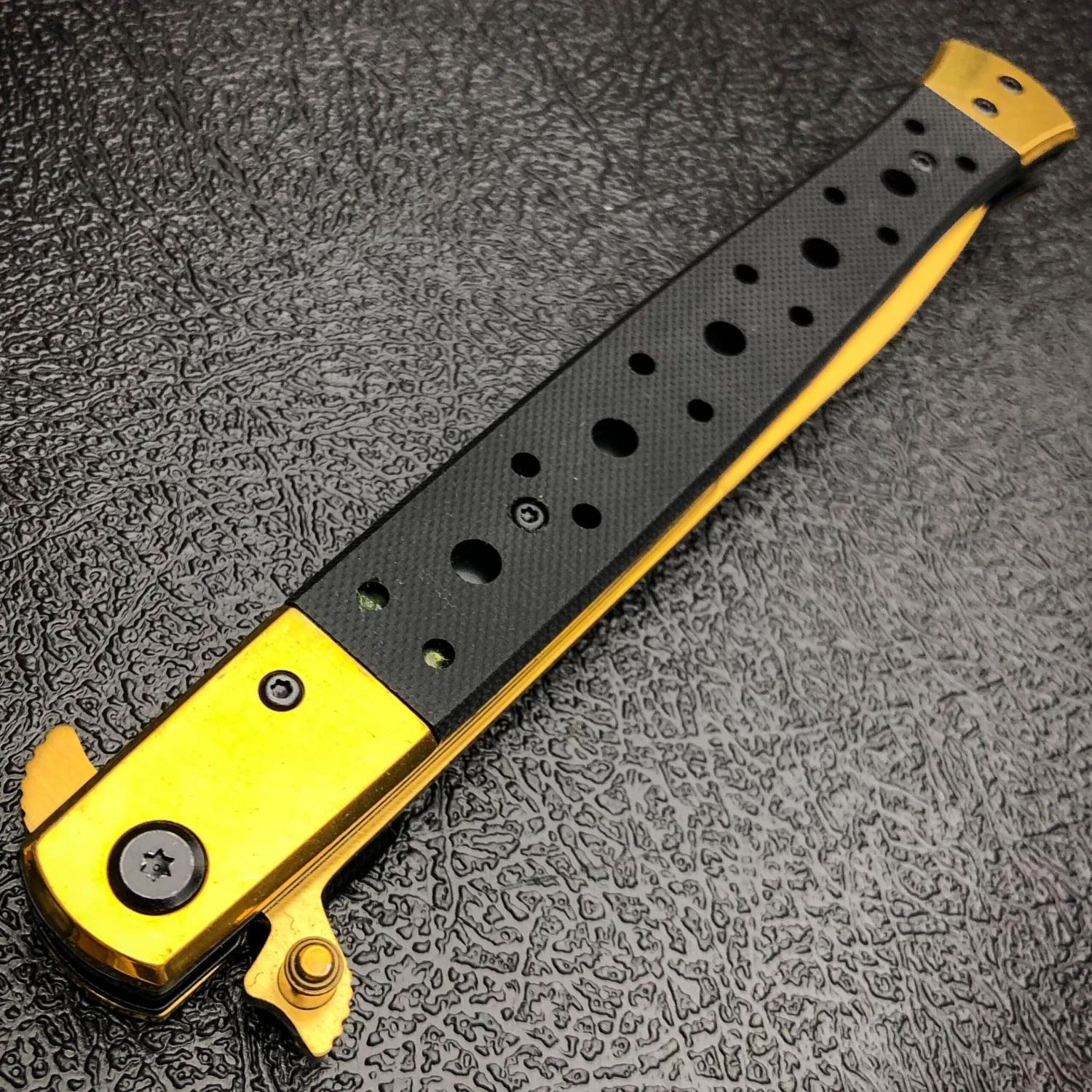 13" Extra Large BIG BOY Milano Stiletto Blade Assisted Open Folding Pocket Knife 12 13" Extra Large BIG BOY Milano Stiletto Blade Assisted Open Folding Pocket Knife - Image 10