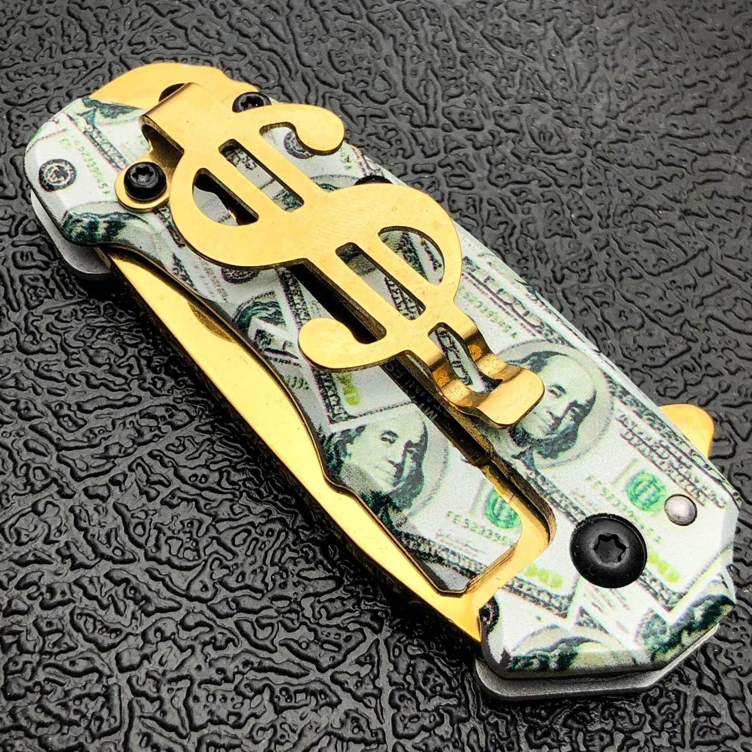 5" MTECH USA Snub MONEY Spring Open Assisted ONE HUNDRED Folding Pocket Knife 12 5" MTECH USA Snub MONEY Spring Open Assisted ONE HUNDRED Folding Pocket Knife - Image 10