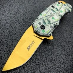 5" MTECH USA Snub MONEY Spring Open Assisted ONE HUNDRED Folding Pocket Knife 25 5" MTECH USA Snub MONEY Spring Open Assisted ONE HUNDRED Folding Pocket Knife -BLADE ADDICT Sales blade addict pocket knives 5 mtech usa snub money spring open assisted one hundred folding pocket knife 23017443721415