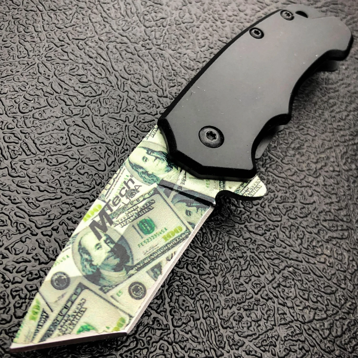 5" MTECH USA Snub MONEY Spring Open Assisted ONE HUNDRED Folding Pocket Knife 14 5" MTECH USA Snub MONEY Spring Open Assisted ONE HUNDRED Folding Pocket Knife - Image 12