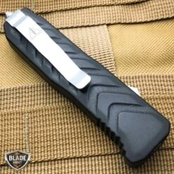 6.75" Blitz Combat Tactical OTF -BLADE ADDICT Sales blade addict pocket knives 6 75 blitz combat tactical otf 15400390918232