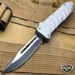 6.75" Blitz Combat Tactical OTF -BLADE ADDICT Sales blade addict pocket knives 6 75 blitz combat tactical otf 15400391082072