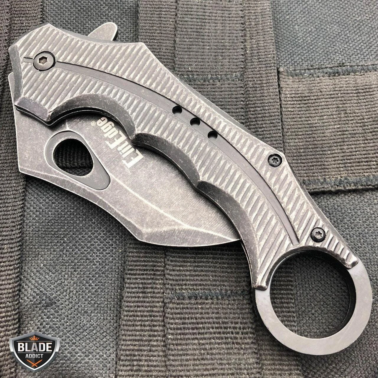 7.5" Heavy Duty Karambit Claw Hawkbill Folding Pocket Knife 5 7.5" Heavy Duty Karambit Claw Hawkbill Folding Pocket Knife - Image 3