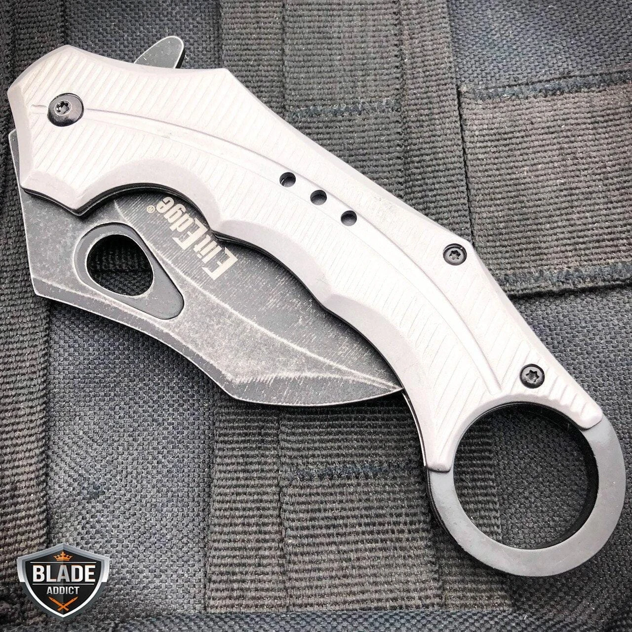 7.5" Heavy Duty Karambit Claw Hawkbill Folding Pocket Knife 8 7.5" Heavy Duty Karambit Claw Hawkbill Folding Pocket Knife - Image 6