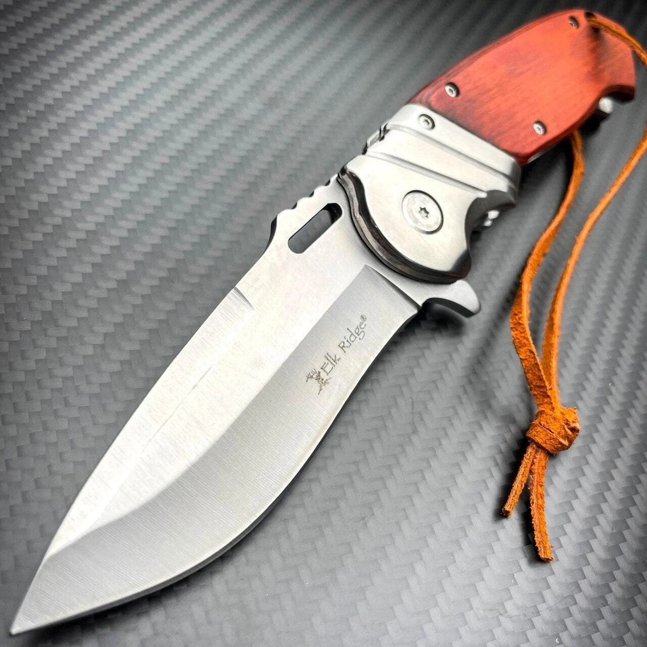 8.25" GENTLEMENS ELK RIDGE WOOD SPRING OPEN ASSISTED FOLDING POCKET KNIFE NEW 3 8.25" GENTLEMENS ELK RIDGE WOOD SPRING OPEN ASSISTED FOLDING POCKET KNIFE NEW