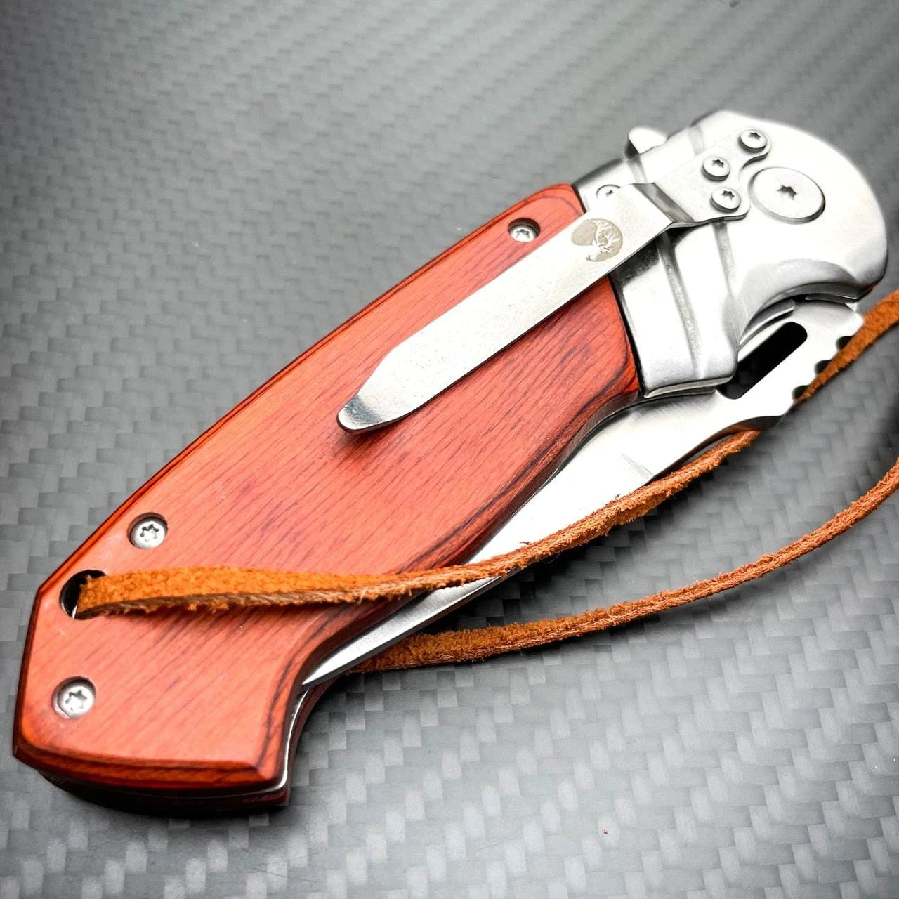 8.25" GENTLEMENS ELK RIDGE WOOD SPRING OPEN ASSISTED FOLDING POCKET KNIFE NEW 6 8.25" GENTLEMENS ELK RIDGE WOOD SPRING OPEN ASSISTED FOLDING POCKET KNIFE NEW - Image 4