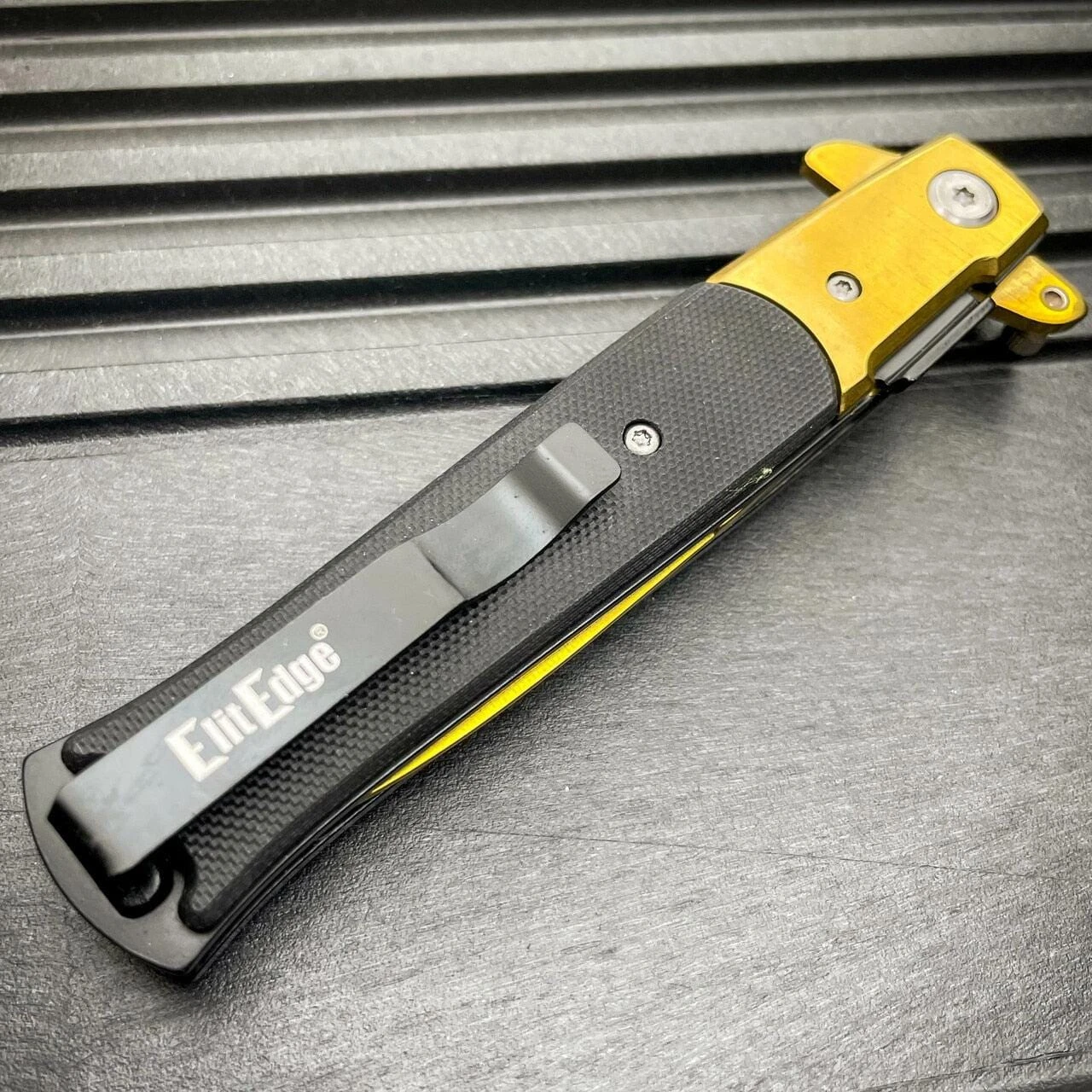 8.5" Italian Milano Stiletto Tactical Spring Assisted Open Pocket Knife Blade 11 8.5" Italian Milano Stiletto Tactical Spring Assisted Open Pocket Knife Blade - Image 9