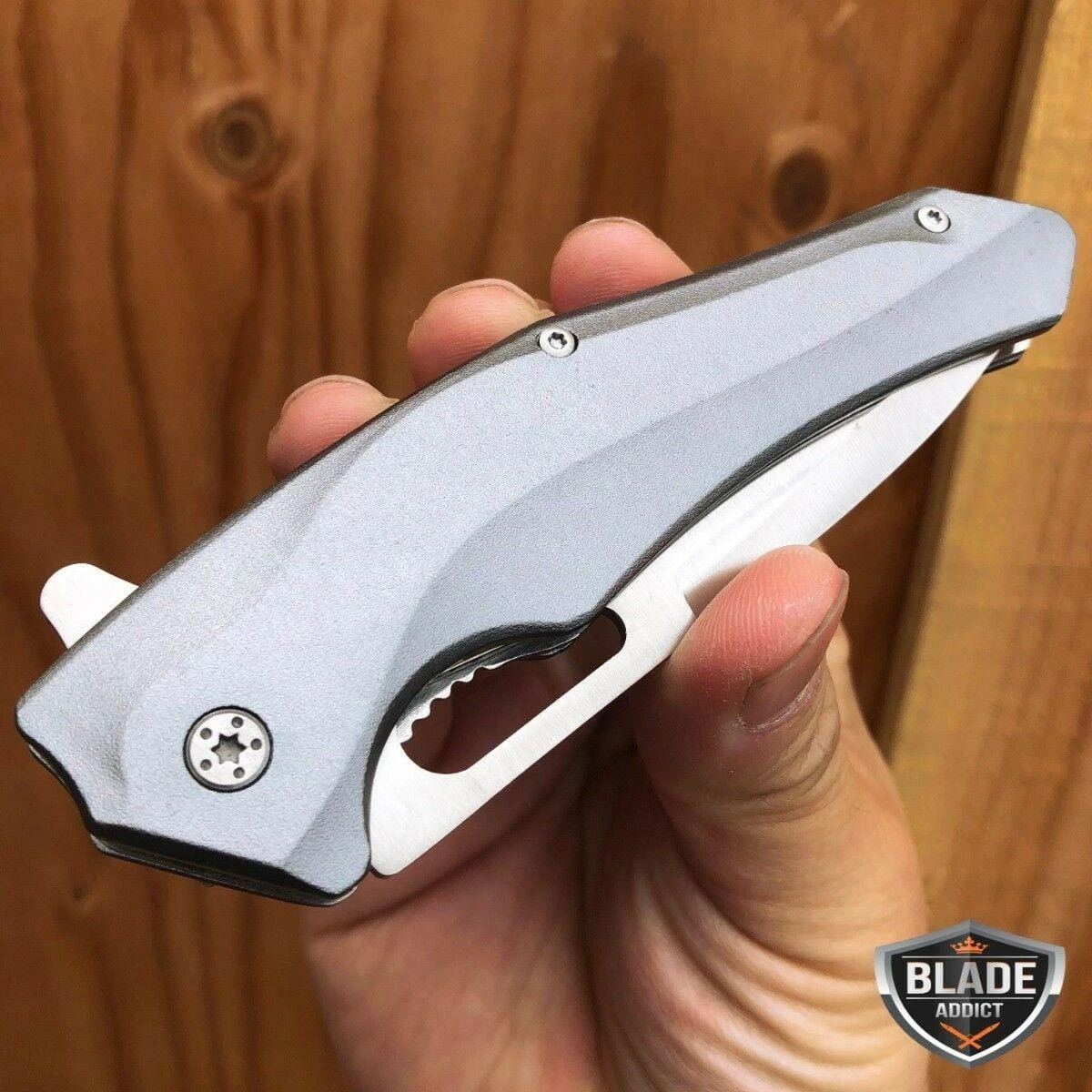 8.5" Tactical Spring Assisted OPEN Folding Pocket Knife Blade EDC 8 8.5" Tactical Spring Assisted OPEN Folding Pocket Knife Blade EDC - Image 6