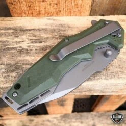 8.5" Tactical Tracker Spring Open Assisted Folding Pocket Knife -BLADE ADDICT Sales blade addict pocket knives 8 5 tactical tracker spring open assisted folding pocket knife 15400423719000