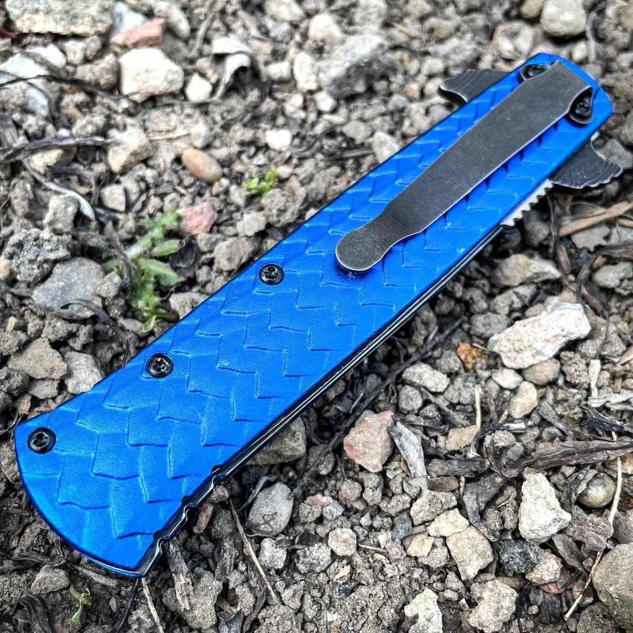 8.75" DRAGON Stiletto Spring Assisted Etch Blade FOLDING POCKET KNIFE Stonewash 7 8.75" DRAGON Stiletto Spring Assisted Etch Blade FOLDING POCKET KNIFE Stonewash - Image 5