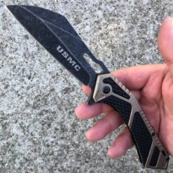 8.75" USMC Marines Military Spring Open Assisted Folding Pocket Knife Blade 21 8.75" USMC Marines Military Spring Open Assisted Folding Pocket Knife Blade -BLADE ADDICT Sales blade addict pocket knives 8 75 usmc marines military spring open assisted folding pocket knife blade 23017096118471