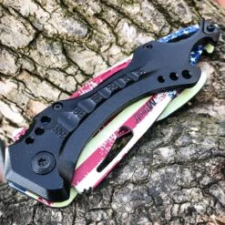 8" AMERICAN FLAG Spring Folding Assisted POCKET KNIFE Bottle Opener 8 8" AMERICAN FLAG Spring Folding Assisted POCKET KNIFE Bottle Opener -BLADE ADDICT Sales blade addict pocket knives 8 american flag spring folding assisted pocket knife bottle opener 15400383152216