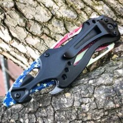 8" AMERICAN FLAG Spring Folding Assisted POCKET KNIFE Bottle Opener 9 8" AMERICAN FLAG Spring Folding Assisted POCKET KNIFE Bottle Opener -BLADE ADDICT Sales blade addict pocket knives 8 american flag spring folding assisted pocket knife bottle opener 15400383184984