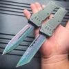 9" Damascus Rainbow STEEL Ghost OTF Tactical Pocket Knife 2 9" Damascus Rainbow STEEL Ghost OTF Tactical Pocket Knife -BLADE ADDICT Sales blade addict pocket knives 9 damascus rainbow steel ghost otf tactical pocket knife 24065877999815